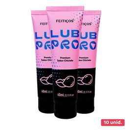 Kit com 10 LubPro Premium Chiclete