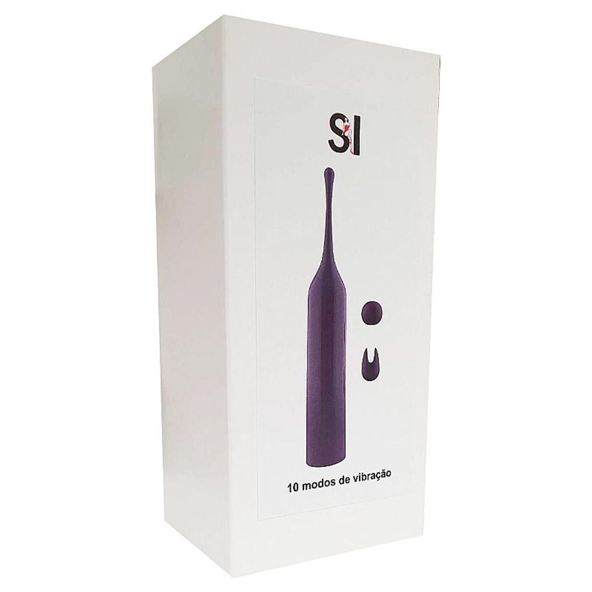 Vibrador de Clitóris com 3 Pontas 10 Modos de Vibração Sexy Import