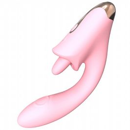 Viola Vibrador de Ponto G e Clitóris com Língua e Dedilhar Sexy Import