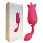 Vibrador Feminino Duplo com 10 Modos de Estimulação em Formato de Rosa Vip Mix