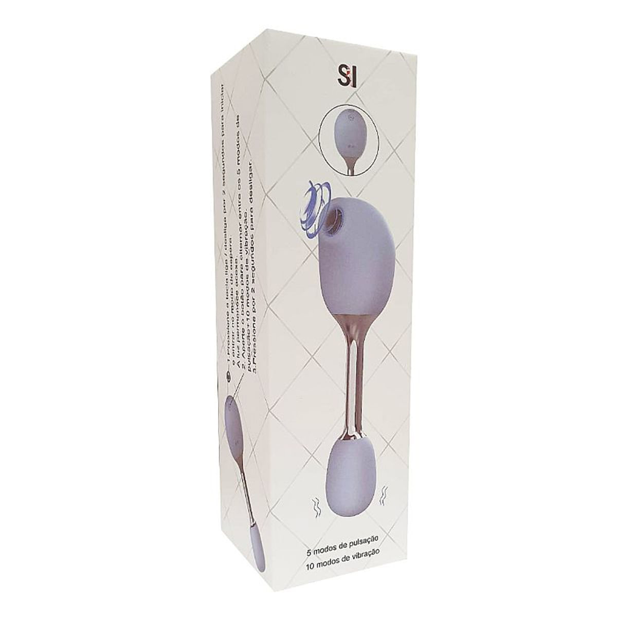 Vibrador de Clitóris com Pulsação em Formato de Haste Sexy Import