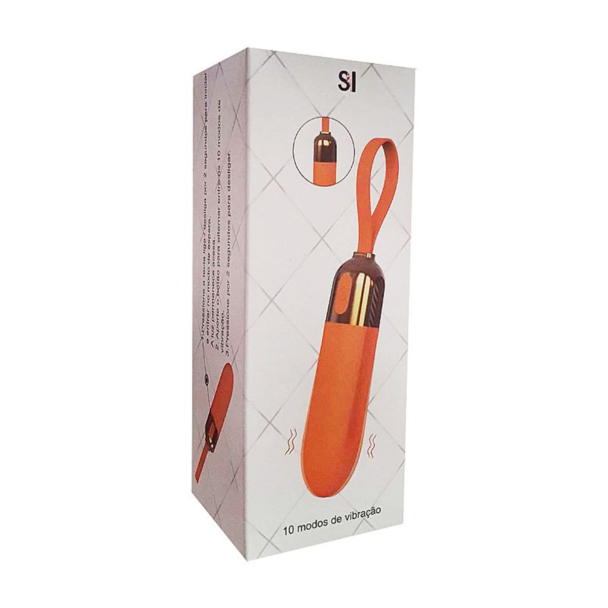 Vibrador Bullet com 10 Modos de Vibração Sexy Import