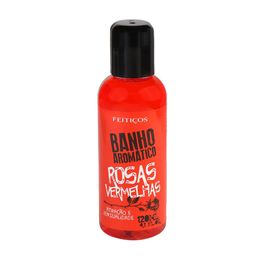Banho Aromático para Atrair Atração e Sensualidade Aroma Rosas Vermelhas 120ml Feitiços Aromáticos