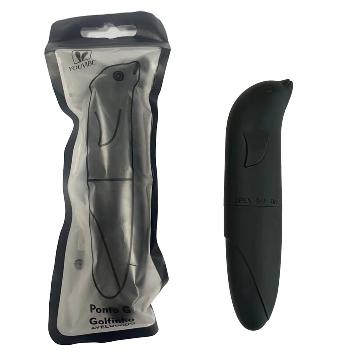 Vibrador Ponto G em Formato de Golfinho em ABS You Vibe