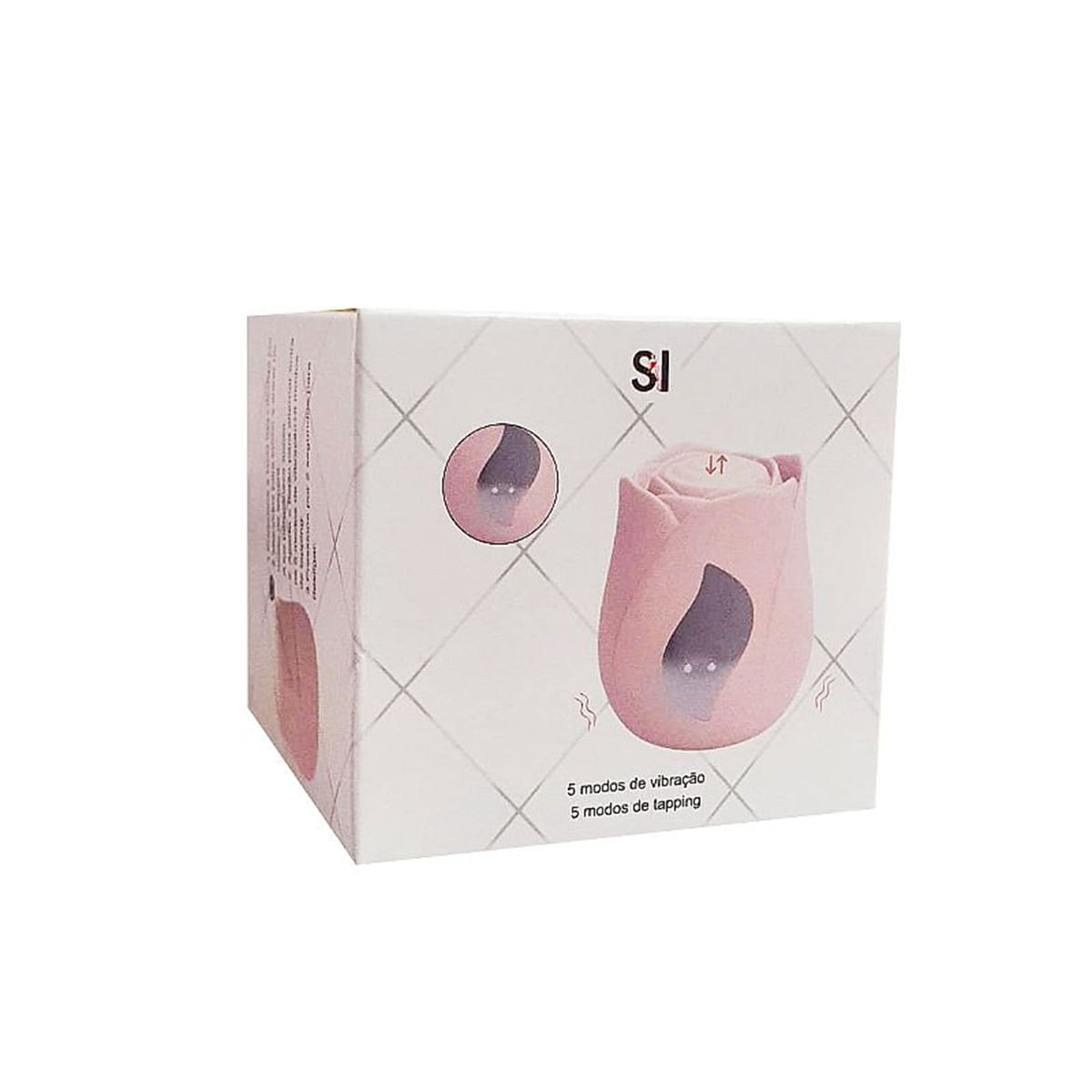 Rosa Estimuladora de Clitóris com Tapping Sexy Import