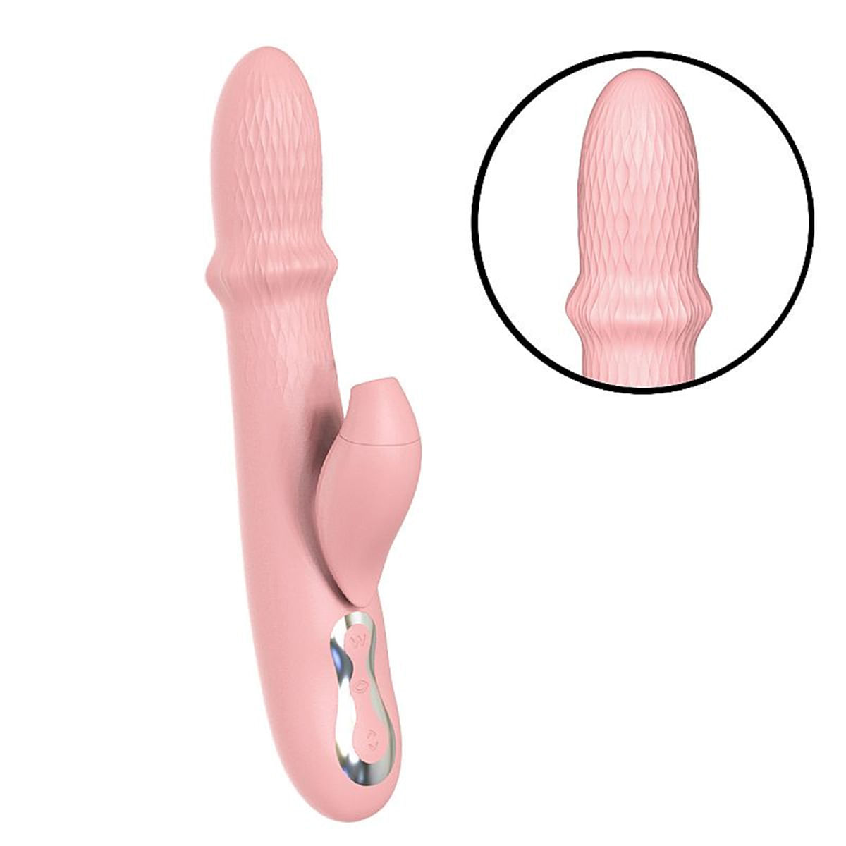Vibrador Ponto G 10 Modos de Vibração e 5 de Vai e Vem e 6 de Pulsação Sexy Import