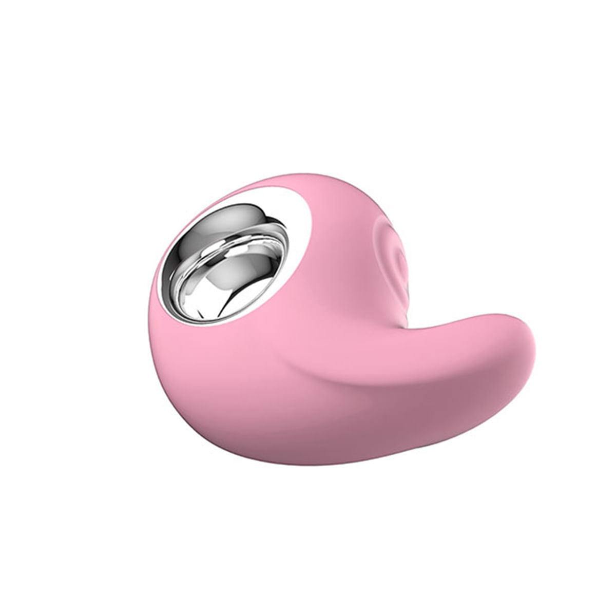 Estimulador Clitoriano Recarregável com Penetrador Ponto G e Alça Metalizada Kissen Comma 3R Import