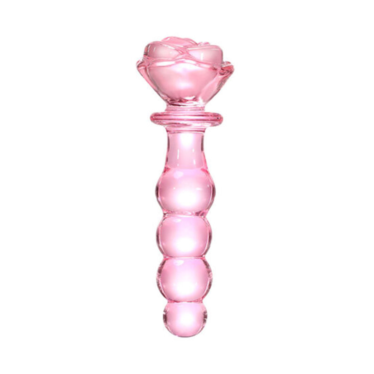 Plug Anal Escalonado com Base em Formato de Rosa 3R