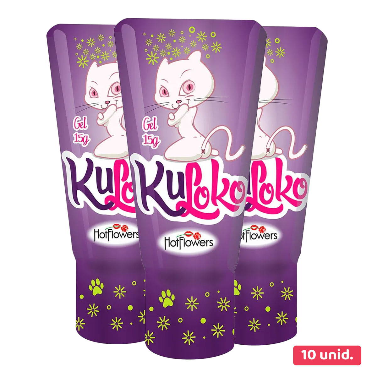 Kit Kuloko Gel Dessensibilizante e Excitante Anal 10 Unidades 15g Linha Brasileirinhos Hot Flowers Kit Kuloko Gel Dessensibilizante e Excitante Anal 10 Unidades 15g Linha Brasileirinhos Hot Flowers