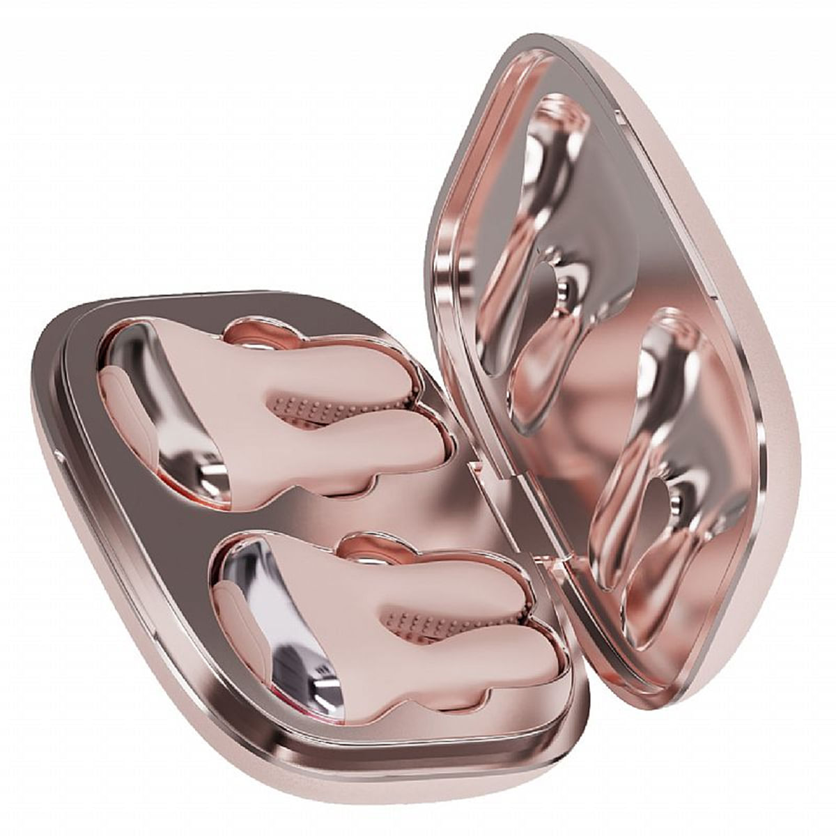 Rabbit Pods Estimulador de Mamilos com 4 Modos de Vibração e Case Sexy Import
