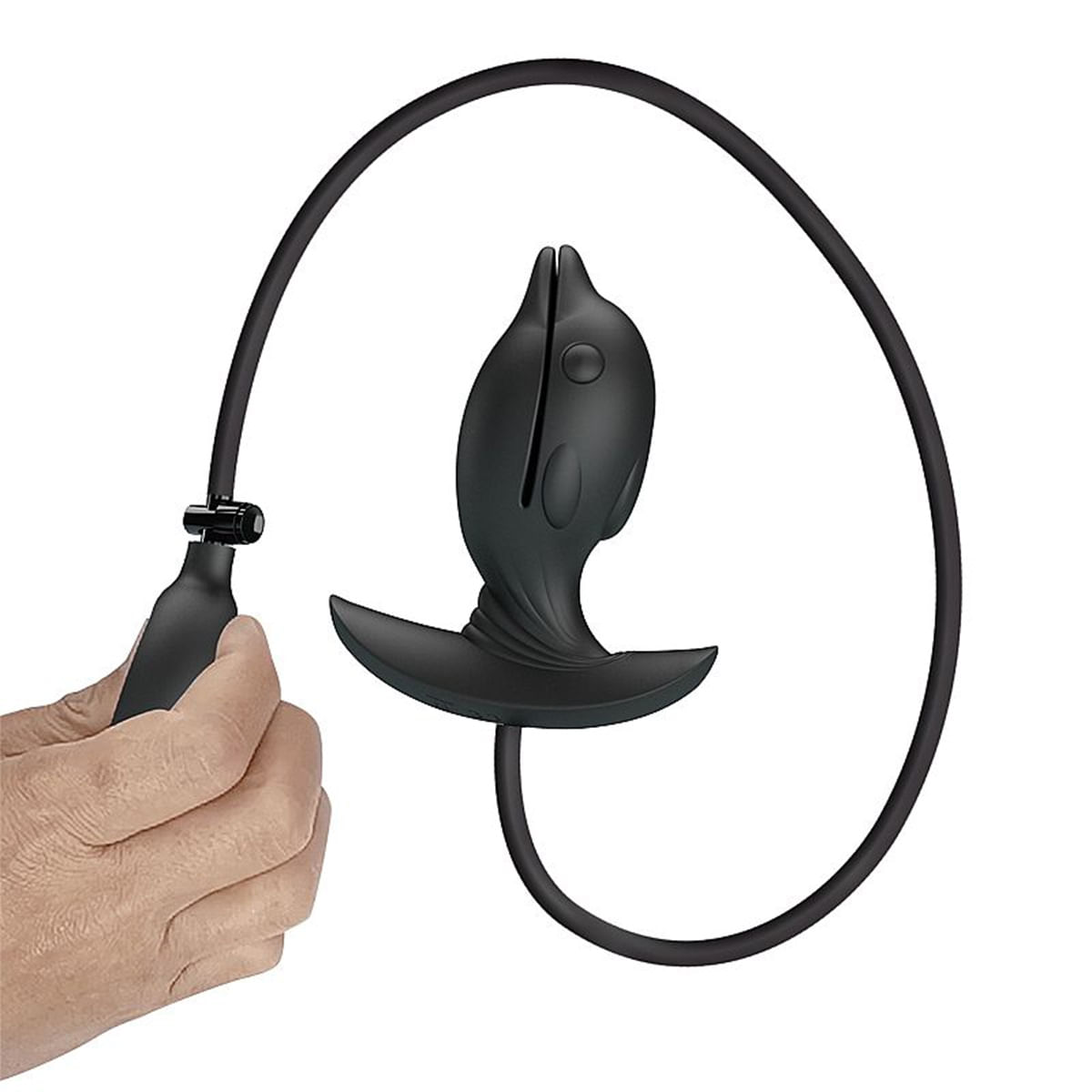 Plug Anal Inflável com Vibrador Hanson Sexy Import