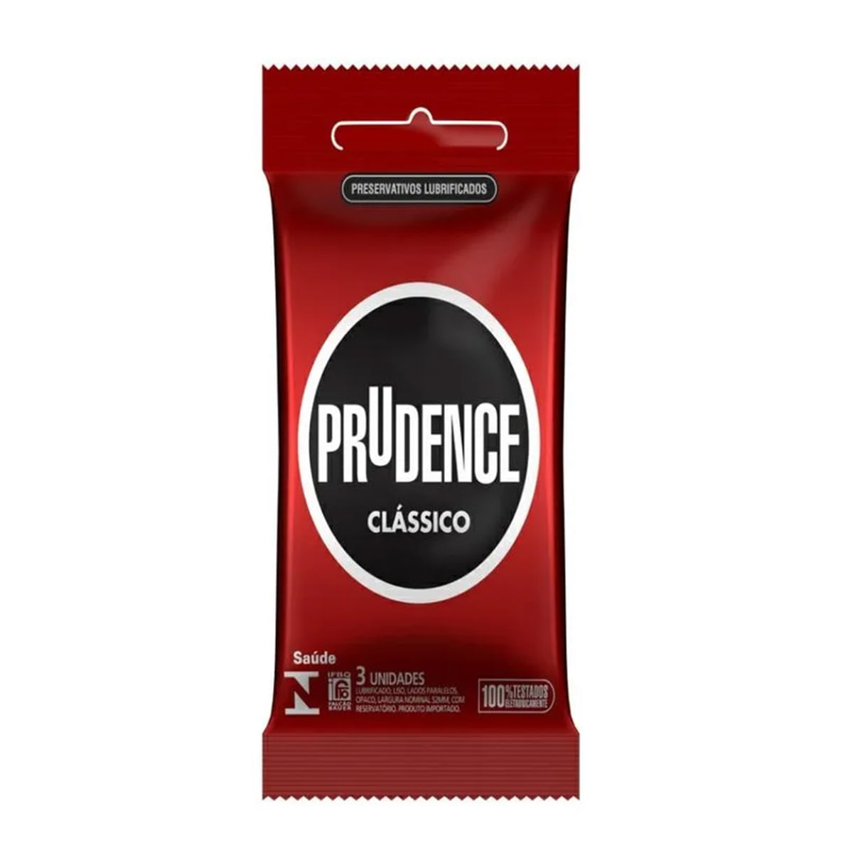 Preservativos Lubrificados 3 unidades Prudence Clássico Preservativos Lubrificados 3 unidades Prudence Clássico