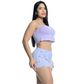Pijama Shorts e Cropped Estampado Hot Love