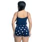 Pijama Shorts e Cropped Estampado Hot Love