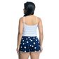 Pijama Feminino Shorts e Cropped Regata Estampado Hot Love