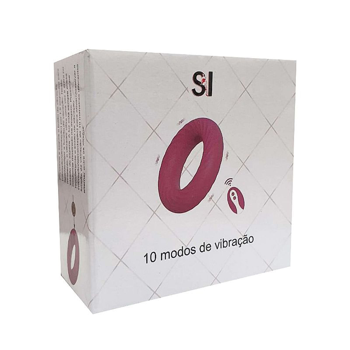 Anel Peniano com 10 Modos de Vibração com Controle Remoto Sexy Import