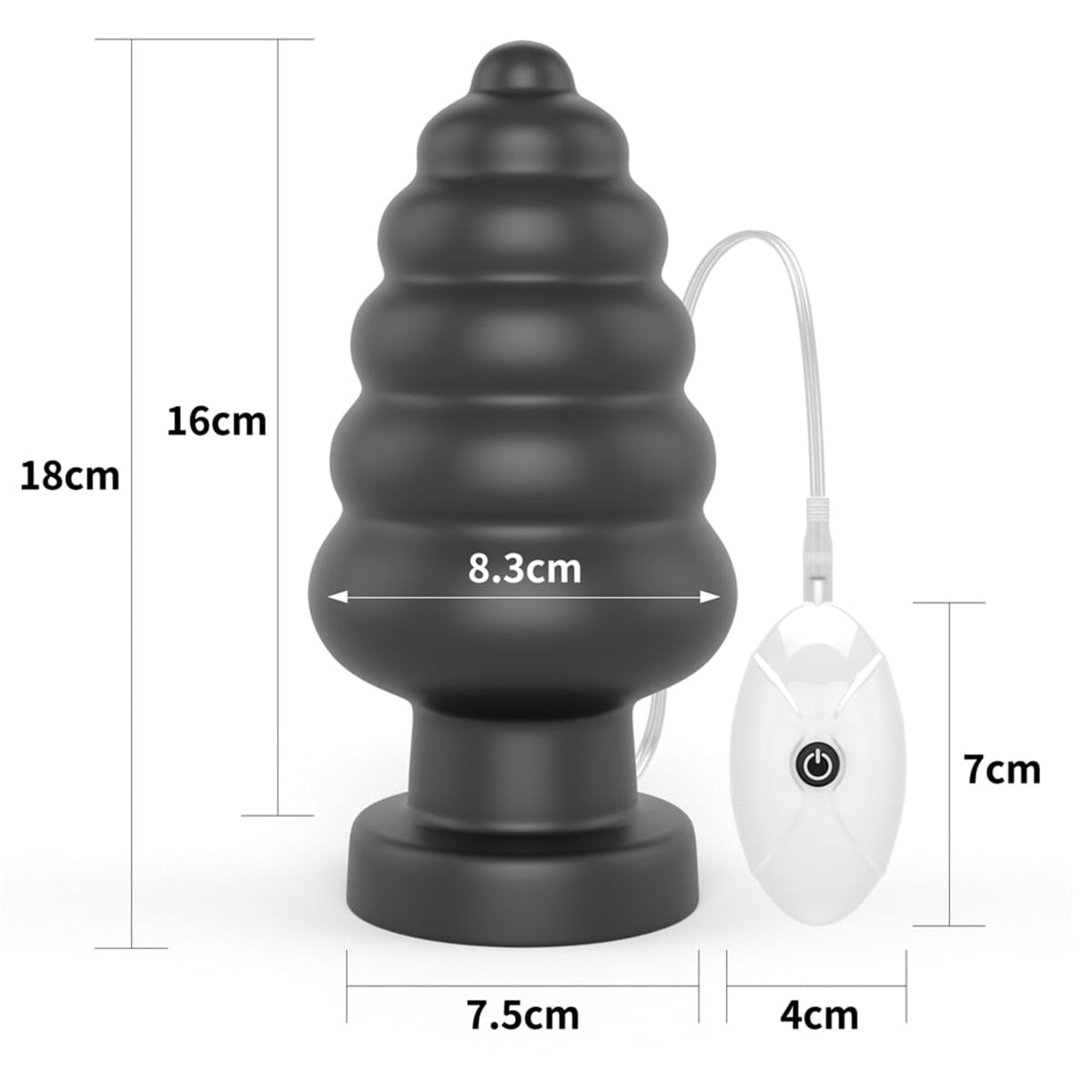 Plug Anal King Sized Vibrating Anal Cracker Vip Mix