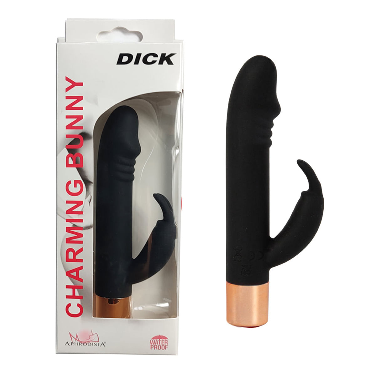 Aphrodisia Mini Vibrador com Estimulador de Clitóris com 7 Modos de Vibração Vip Mix