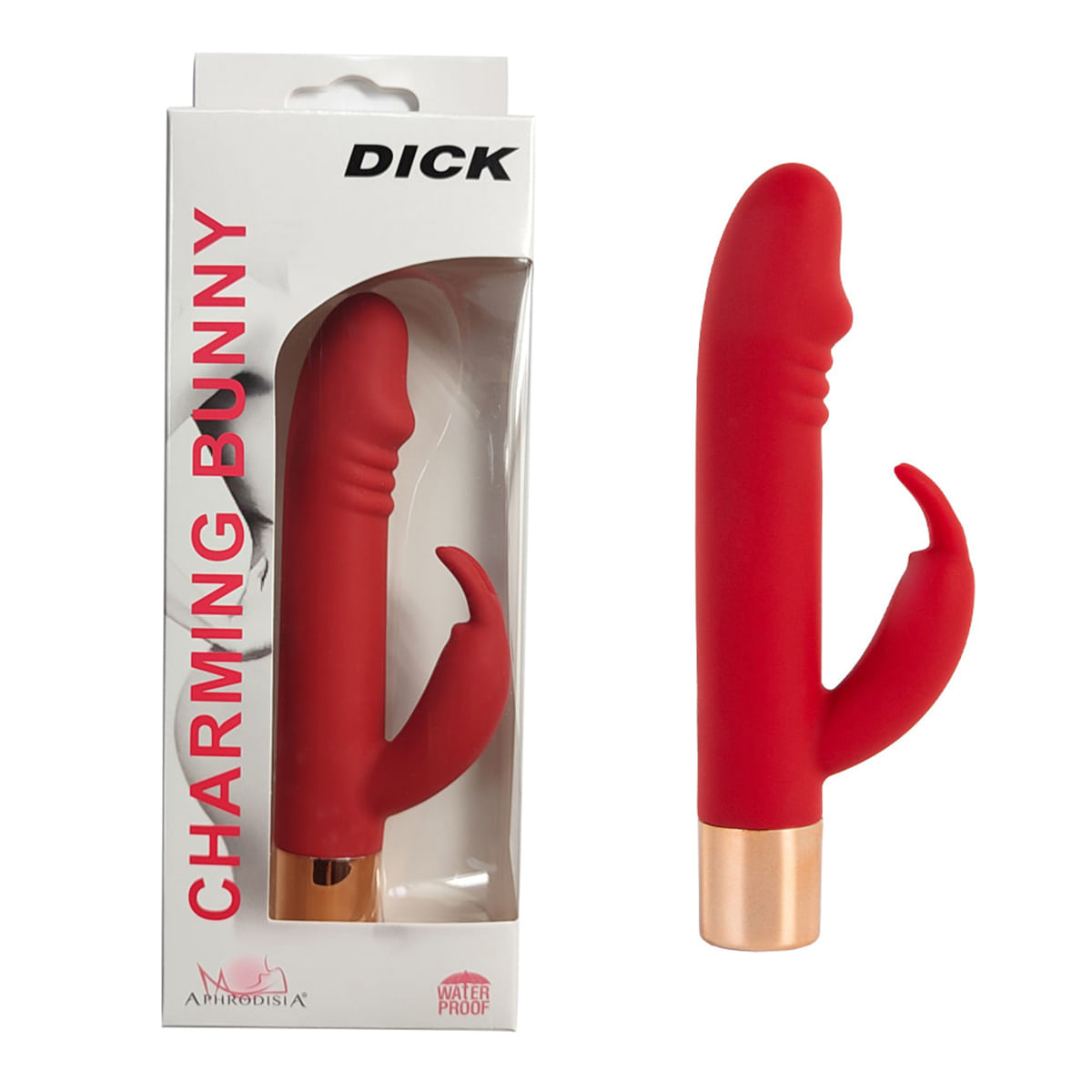Aphrodisia Mini Vibrador com Estimulador de Clitóris com 7 Modos de Vibração Vip Mix