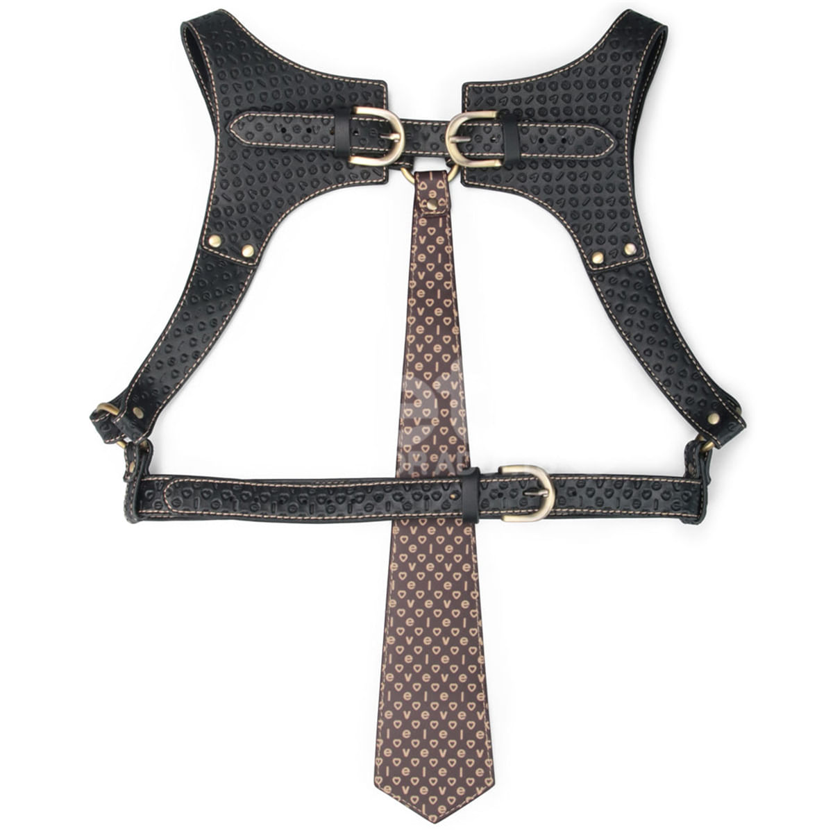 Rebellion Reign Body Harness Arreio Feminino com Gravata Vip Mix Rebellion Reign Body Harness Arreio Feminino com Gravata Vip Mix