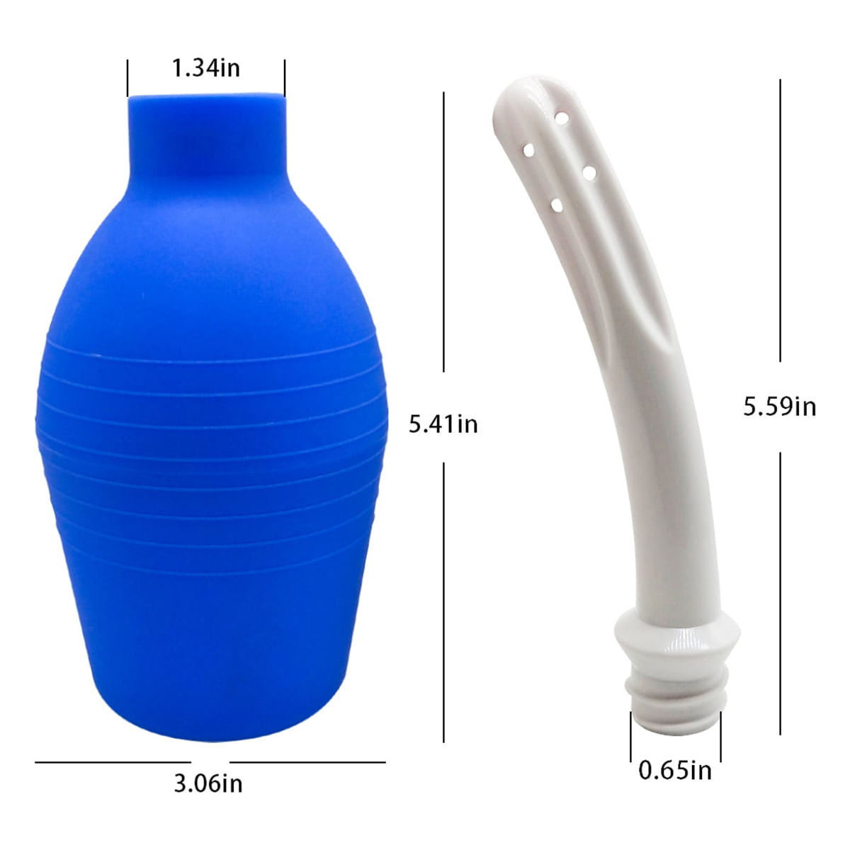 Ducha Higiênica Pessoal Grande para Limpeza Anal 310ml Vip Mix