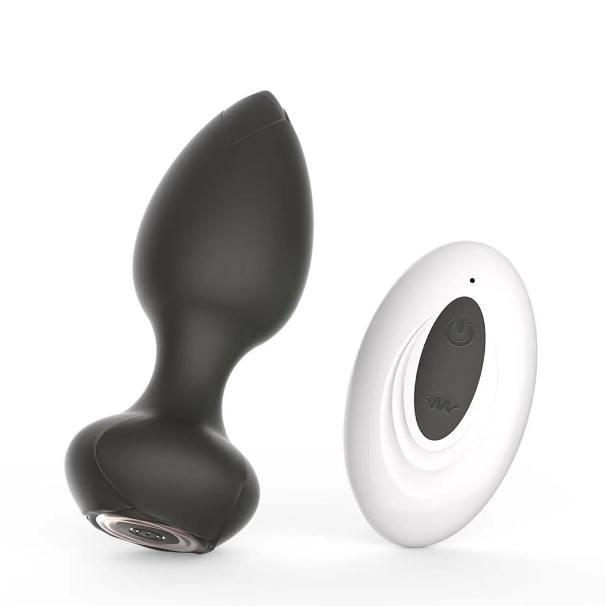 Plug Anal em Silicone com 10 Modos de Vibração e Controle Remoto Vip Mix
