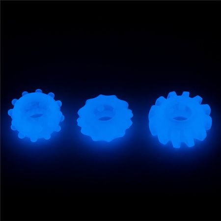 Kit de Anéis Penianos Luminosos Lumino Play Penis Ring
