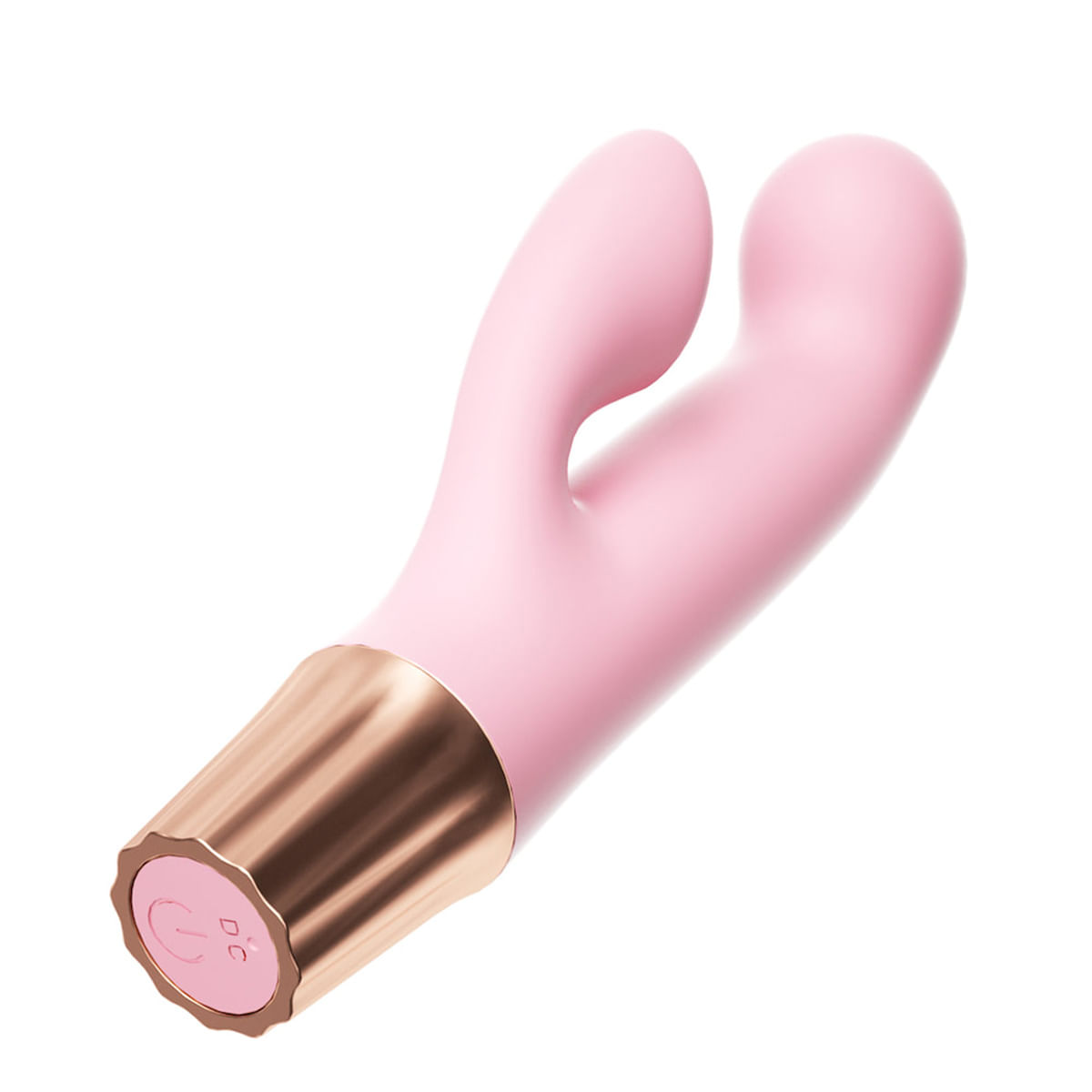 Mini vibrador recarregável com Estimulador Clitoriano e 10 Modos de VIbração Vip Mix
