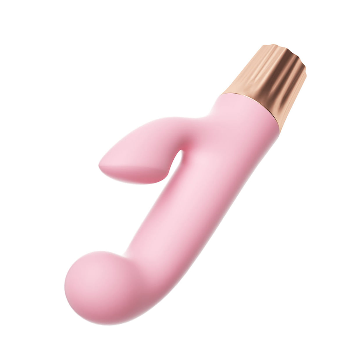 Mini vibrador recarregável com Estimulador Clitoriano e 10 Modos de VIbração Vip Mix