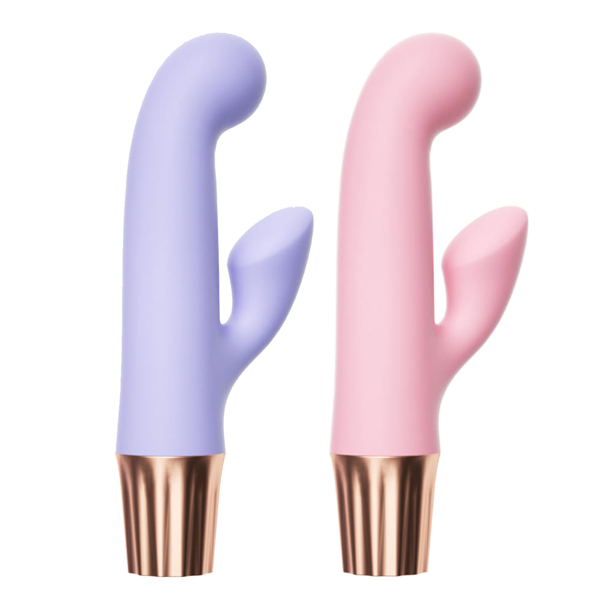 Mini vibrador recarregável com Estimulador Clitoriano e 10 Modos de VIbração Vip Mix