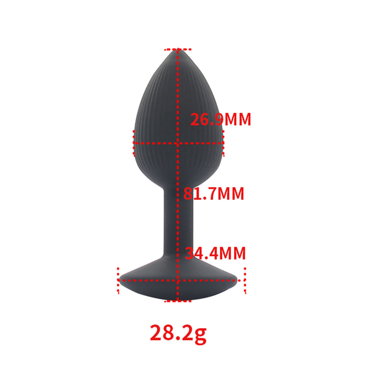 Plug Anal em Silicone Tamanho P Vip Mix Plug Anal em Silicone Tamanho P Vip Mix