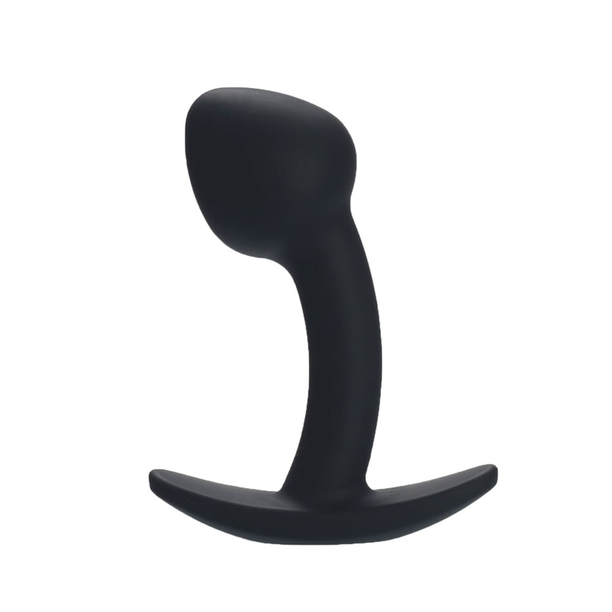 Plug Anal Curvado em Silicone Tamanho P Vip Mix Plug Anal Curvado em Silicone Tamanho P Vip Mix