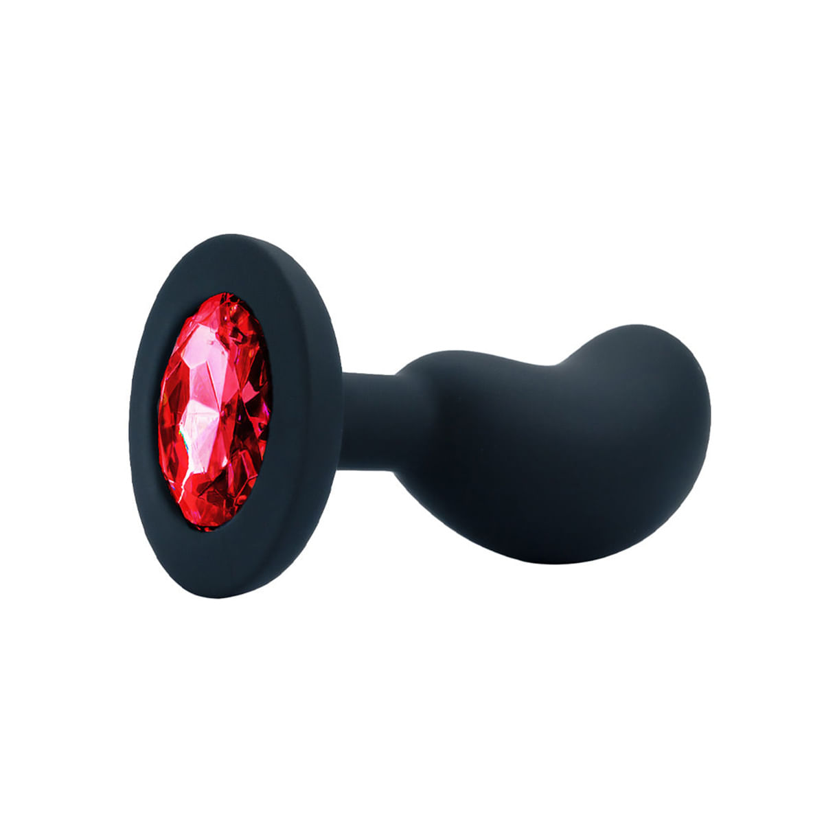 Plug Anal para Iniciantes em Silicone com Base de Pedra Tamanho P Vip Mix Plug Anal para Iniciantes em Silicone com Base de Pedra Tamanho P Vip Mix