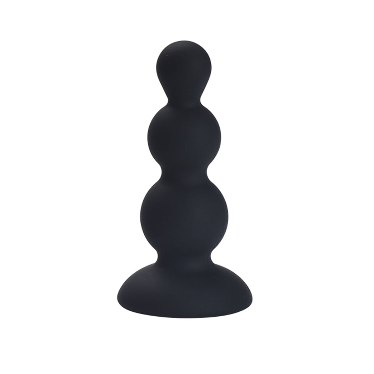 Plug Anal Escalonado em Silicone com Ventosa Vip Mix Plug Anal Escalonado em Silicone com Ventosa Vip Mix
