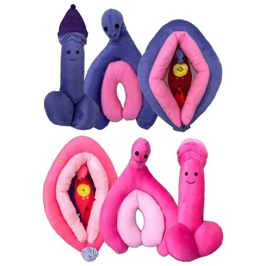 Kit Educativo com 3 Peças Vulva, Clitoris e Pênis Bella Sex Educa
