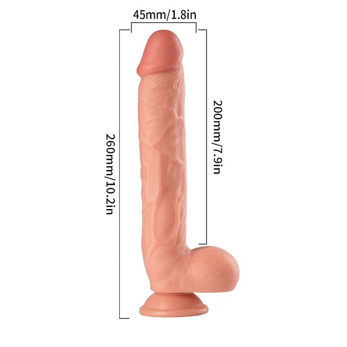 Pênis Realístico com Spray de Água e Vibração 26 x 4,5 Sexy Import