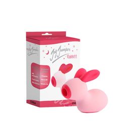 Estimulador Recarregável Formato Coelho com Ondas de Pressão JoEstimulador Recarry Jumper Rabbitt 3R