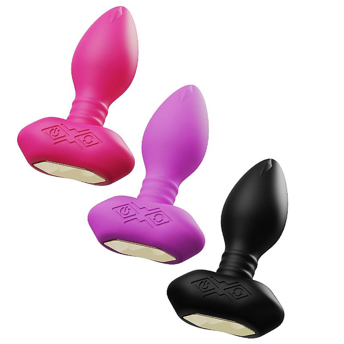Plug Anal com Vibro e Rotao Longa distncia Sexy Import Plug Anal com Vibro e Rotao Longa distncia Sexy Import