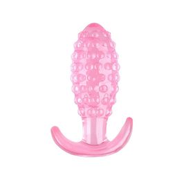 Plug Anal Cônico com Textura de Bolinhas 12X4CM Sexy Import