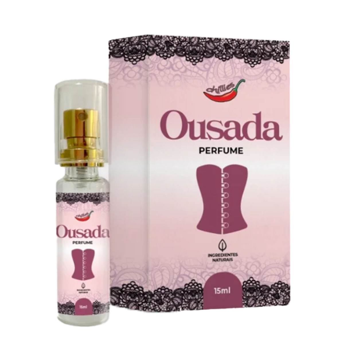 Ousada Perfume Feminino 15ml Chillies Ousada Perfume Feminino 15ml Chillies