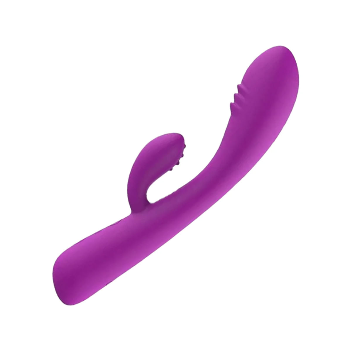 Vibrador Flexível com Estimulador de Clitóris e Aquecimento