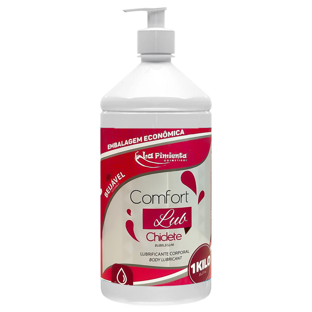 Comfort Lub Lubrificante Íntimo Beijável 1kg La Pimienta Comfort Lub Lubrificante Íntimo Beijável 1kg La Pimienta