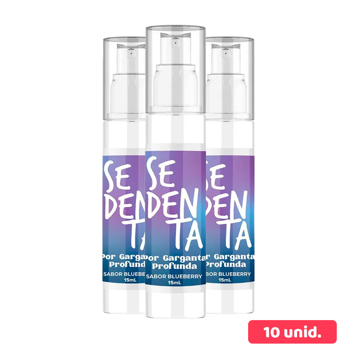 Sedenta por Garganta Profunda Blueberry no Atacado Kit com 10 unidades Pepper Blend
