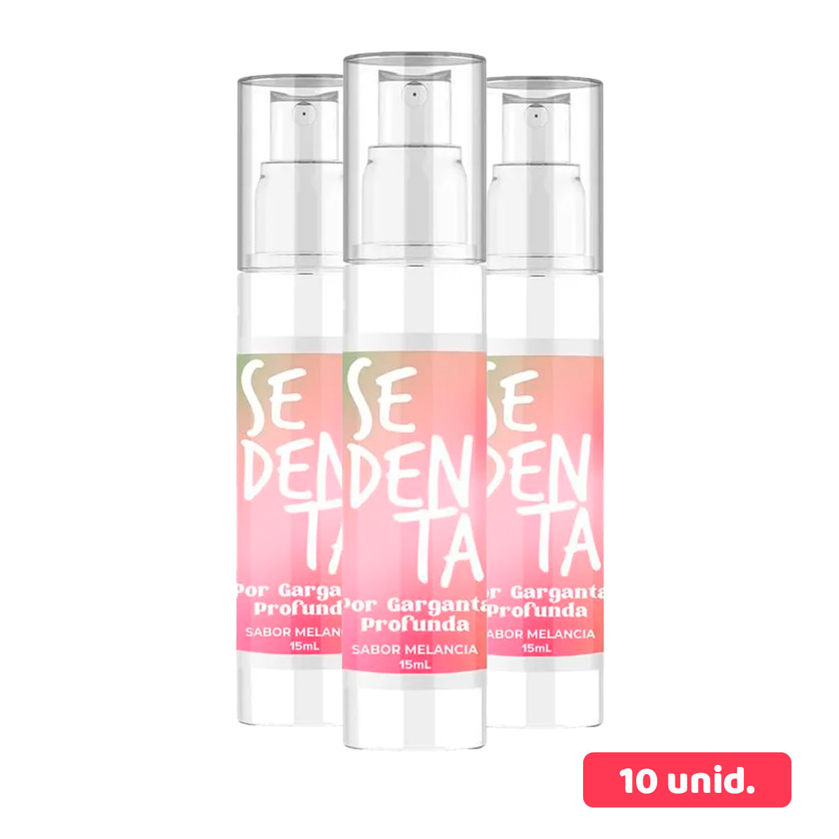 Sedenta por Garganta Profunda Dessensibilizante Melancia Atacado Kit com 10 unidades Pepper Blend