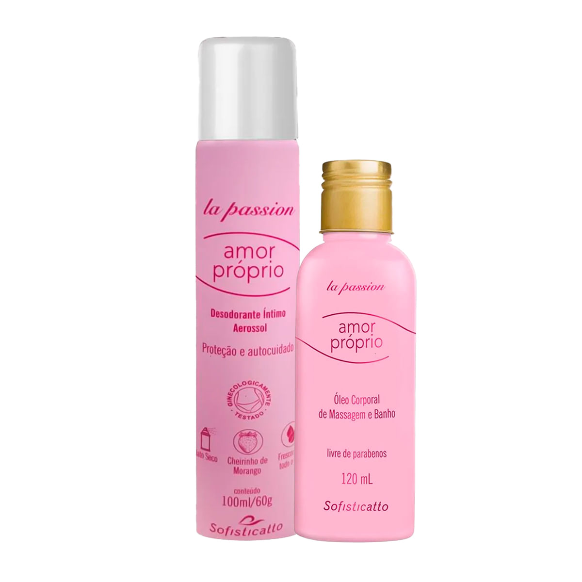 Kit Promocional com Amor Próprio Óleo Corporal e Amor Próprio Desodorante Intimo