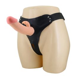 Rabbit Dildo Cinta Ajustável com Capa Peniana e Estimulador Clitoriano Vip Mix