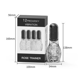 Rose Trainer Estimulador Masculino de Glande com 12 Modos de Vibração Vip Mix