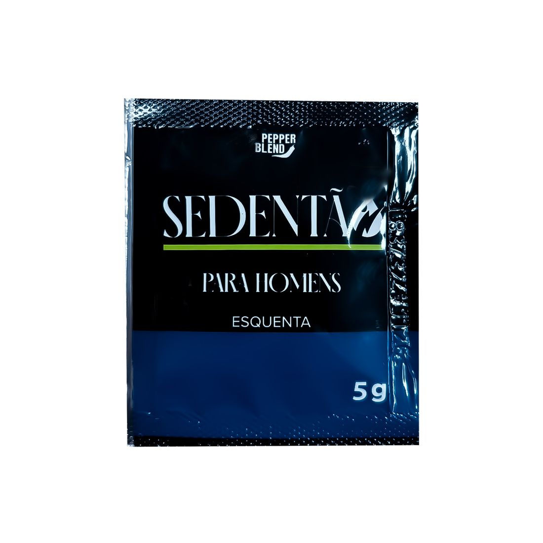 Sedentão Excitante Masculino Vasodilata e Aquece em Sachê 5g Pepper Blend