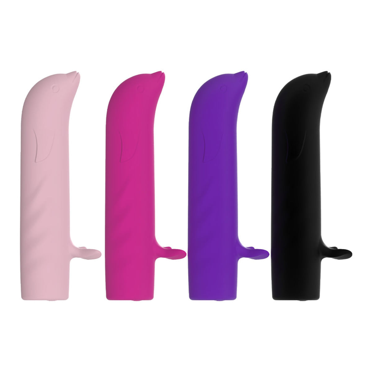 Mini Vibrador Golfinho Recarregável para Ponto G com 10 modos de Vibração Vip Mix