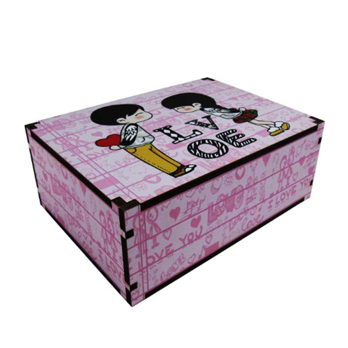 Caixa Organizadora Te Amo GR MDF Caixa Organizadora Te Amo GR MDF